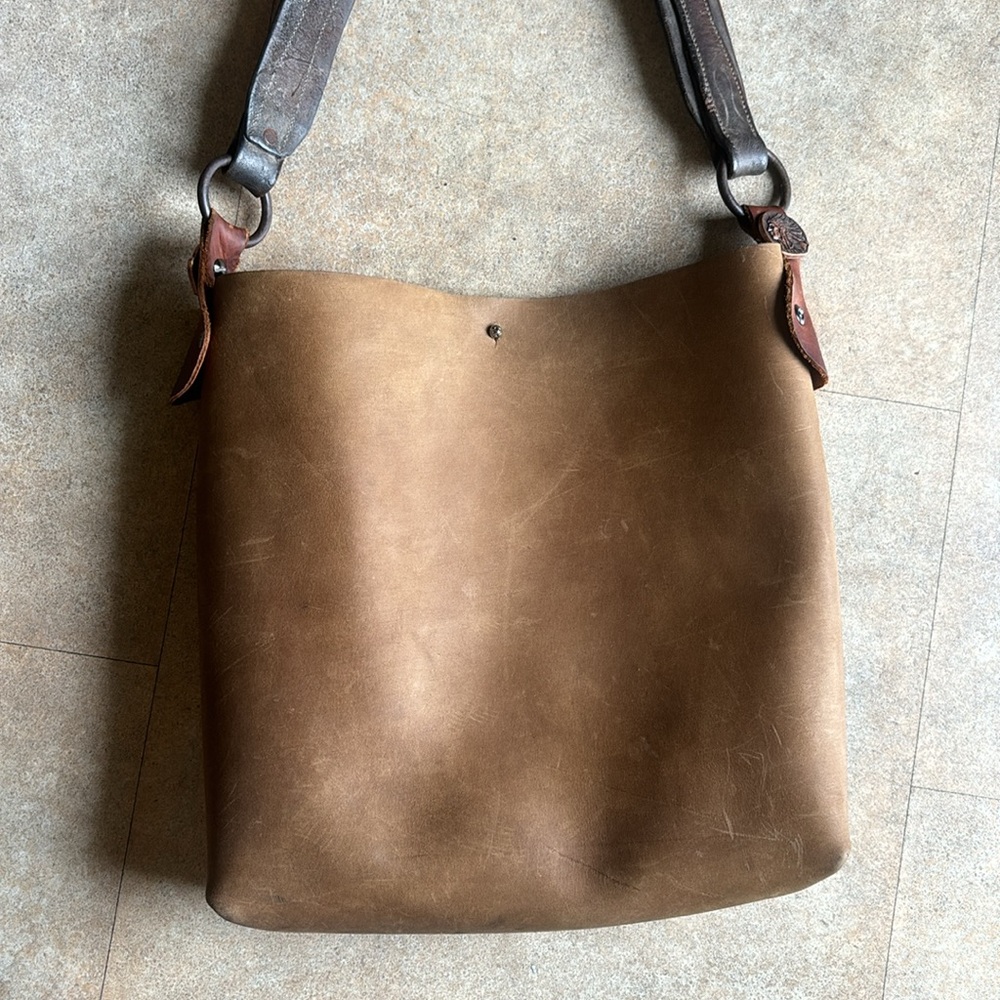Boutique full grain leather Tote